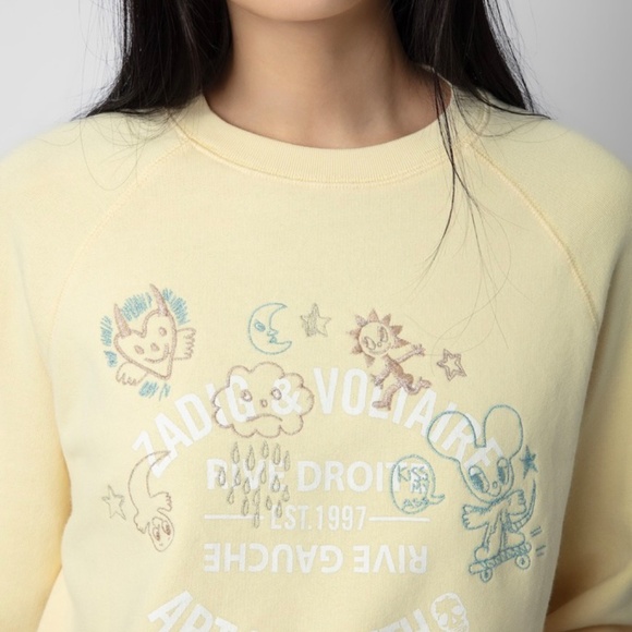 Zadig & Voltaire Upper Mo Blason Sweatshirt - Picture 1 of 11
